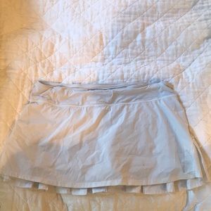 White lululemon skirt